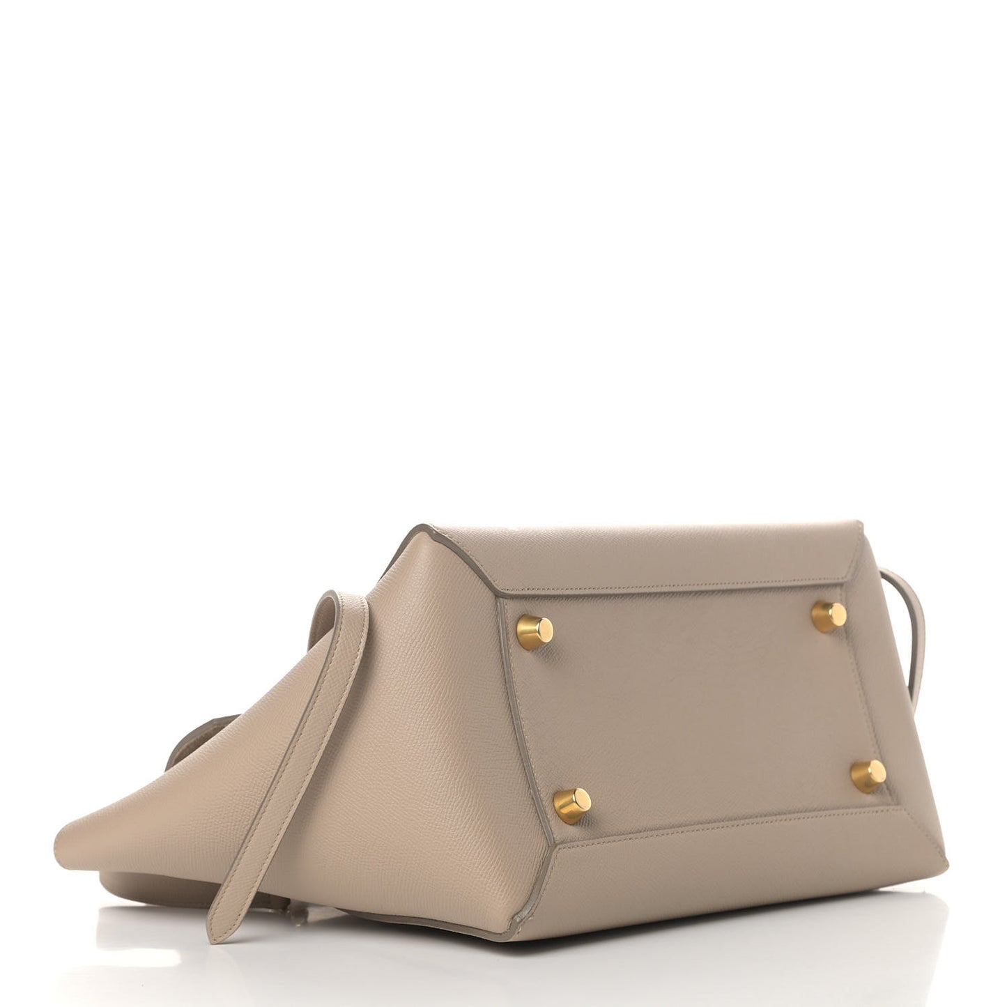 Grained Calfskin Mini Belt Bag Light Taupe