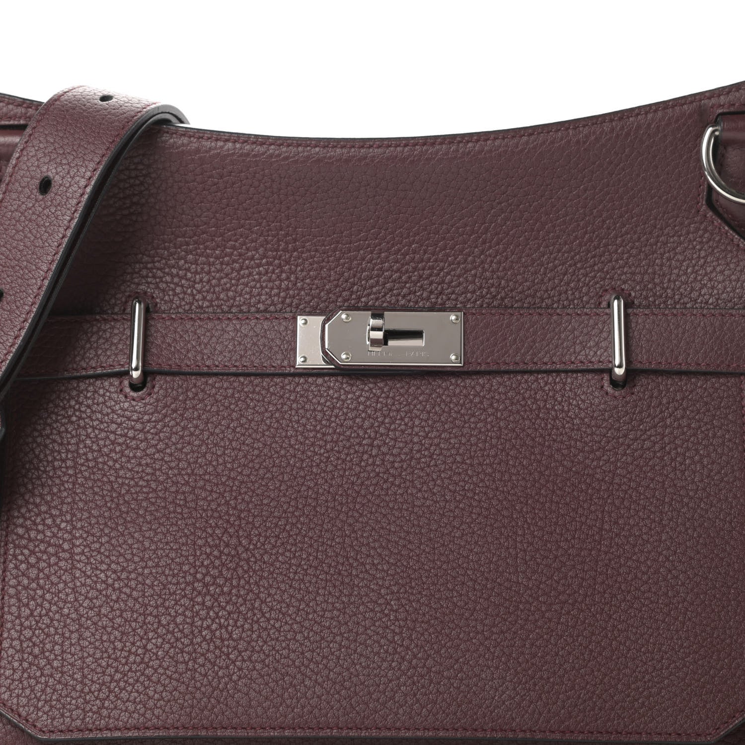 Hermes Taurillon Clemence Jypsiere 34 Prune 8 of 13