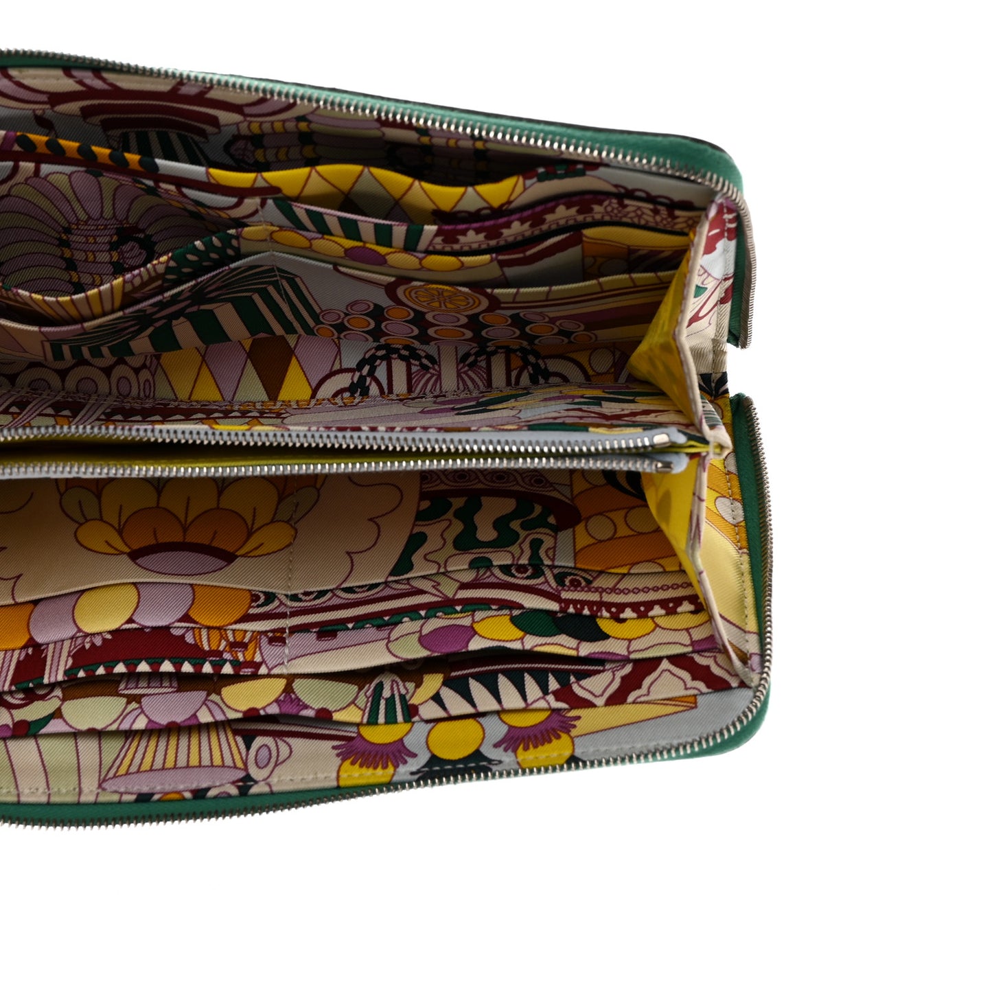 Epsom Silk'In Wallet Vert Jade