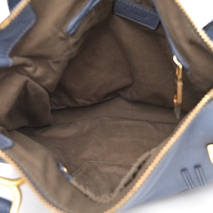 Chloe Calfskin Medium Marcie Satchel Street Blue 8 of 15