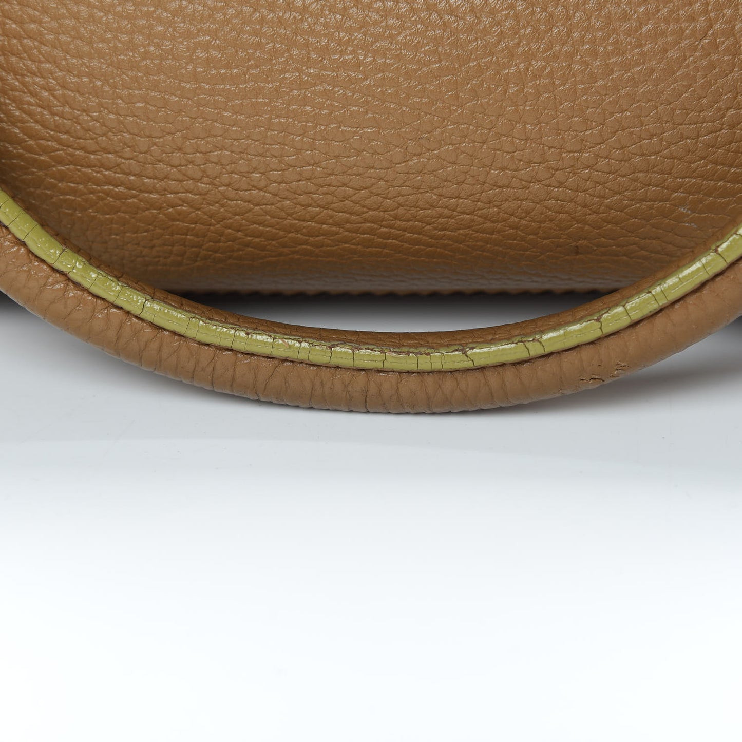 Calfskin Small Tassel Bowler Light Brown