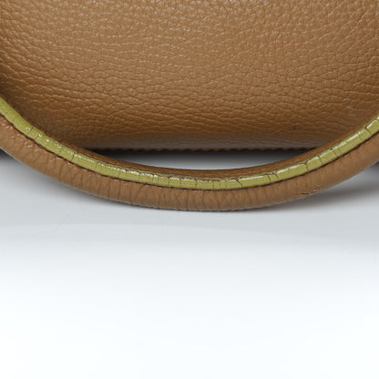 Chanel Calfskin Small Tassel Bowler Light Brown 19 of 22