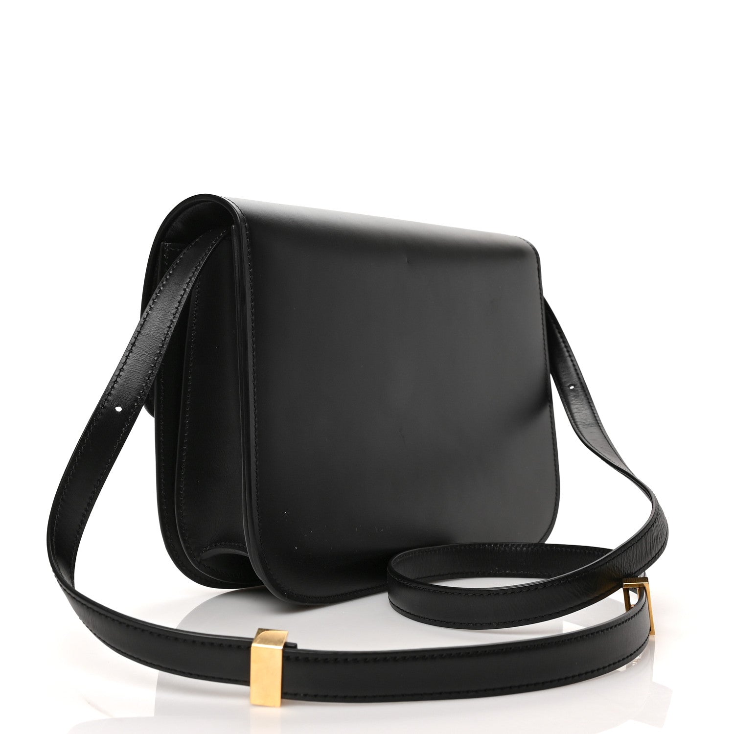 Celine Box Calfskin Medium Classic Box Flap Bag Black 3 of 9