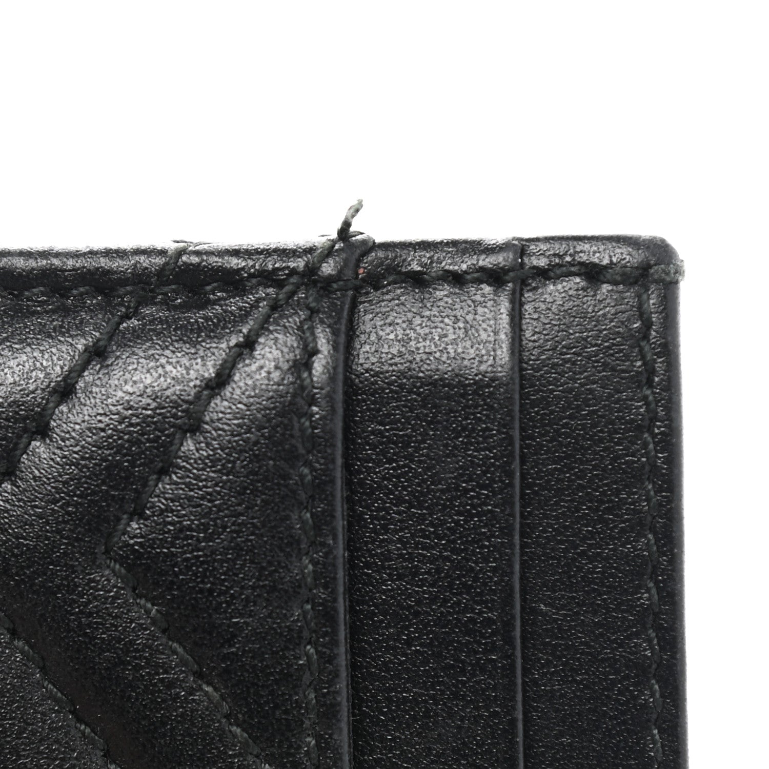 Gucci Calfskin Matelasse GG Marmont Card Holder Black 7 of 7