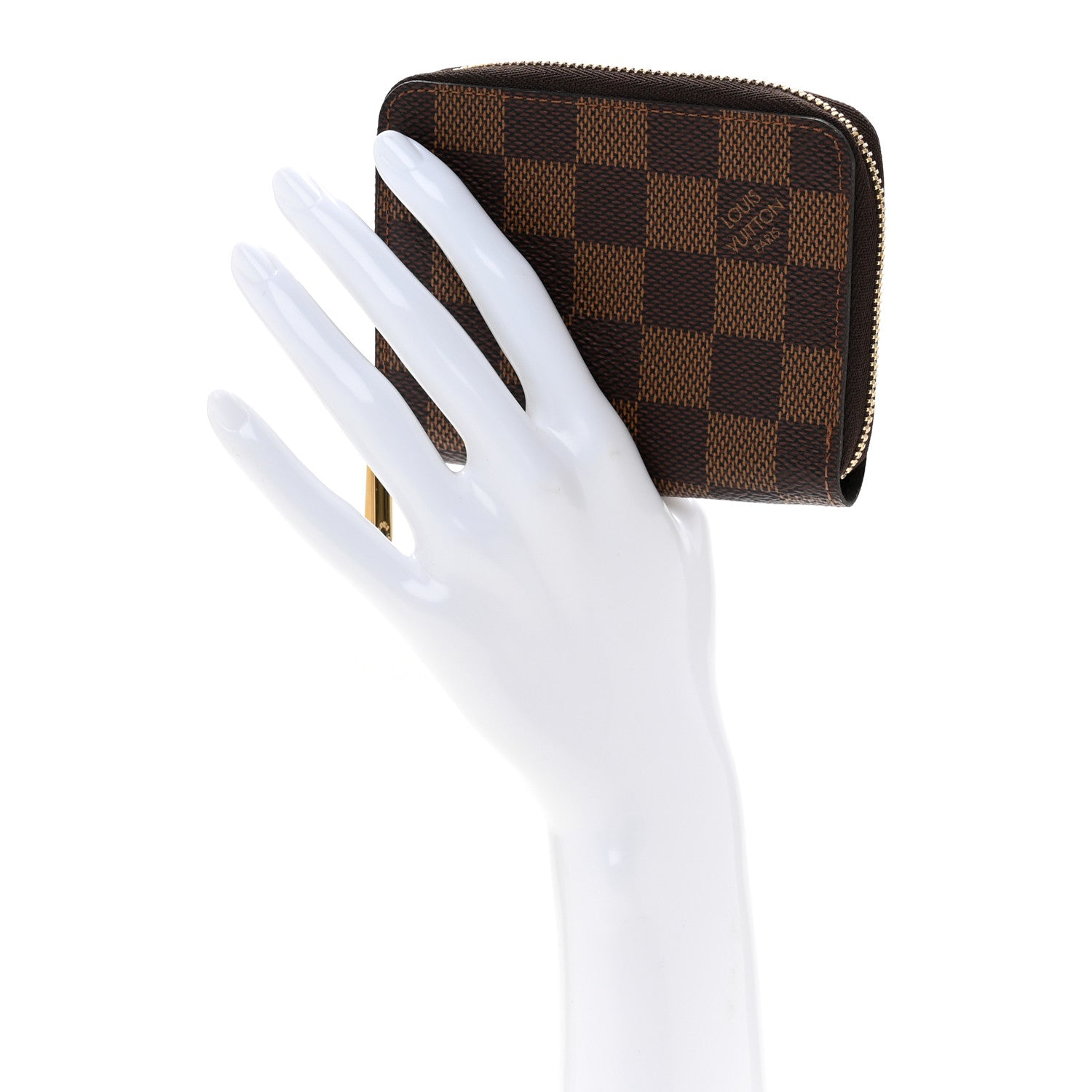 Louis Vuitton Damier Ebene Zippy Coin Purse 2 of 9