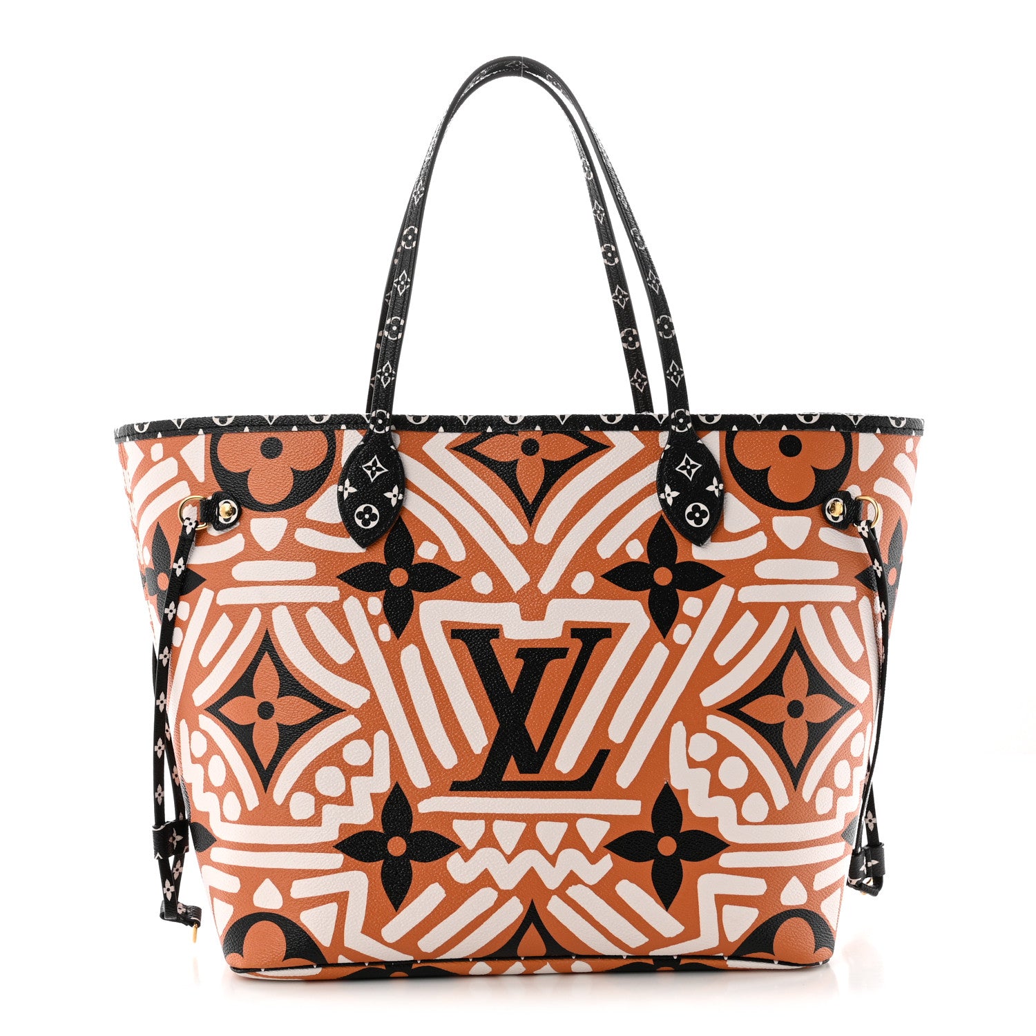 Louis Vuitton Monogram Giant Crafty Neverfull MM Creme Caramel 1 of 11