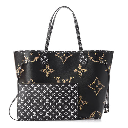 Louis Vuitton Monogram Giant Jungle Neverfull MM Black 1 of 10