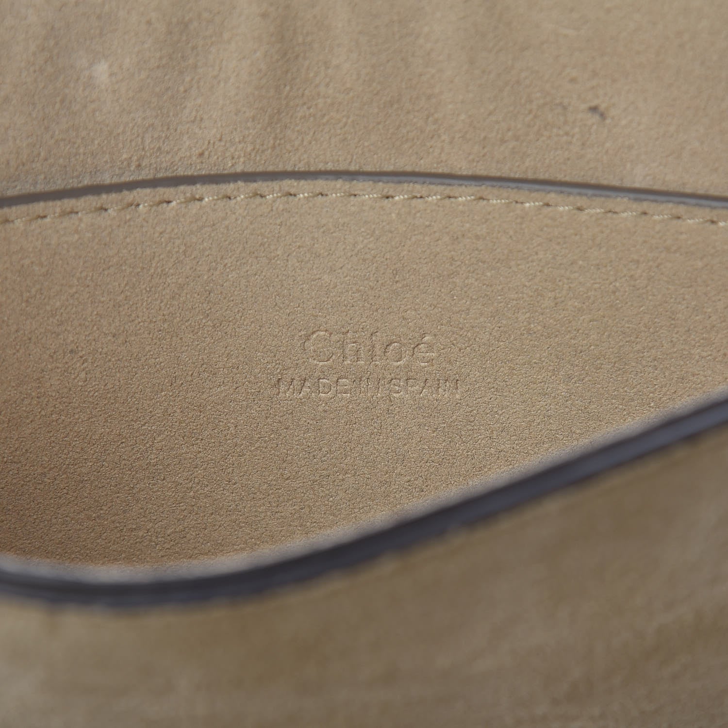 Chloe Suede Calfskin Small Faye Shoulder Bag Motty Grey 6 of 15