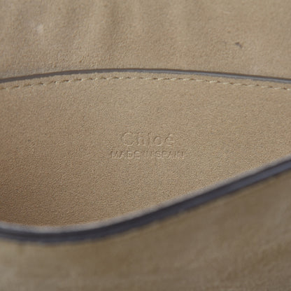 Chloe Suede Calfskin Small Faye Shoulder Bag Motty Grey 6 of 15