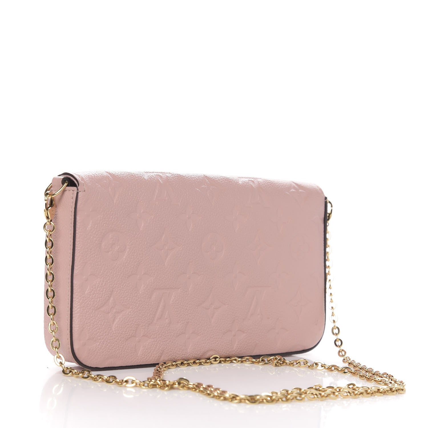 Louis Vuitton Empreinte Pochette Felicie Chain Wallet Rose Poudre 3 of 10