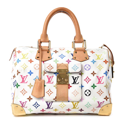 Louis Vuitton Monogram Multicolor Speedy 30 White 1 of 14