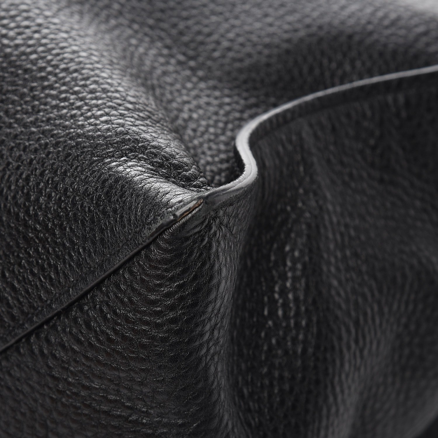 Miu Miu Vitello Daino Tote Nero Black Caramel 10 of 20