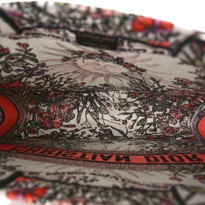 Christian Dior Canvas Embroidered Medium 4 Saisons Printemps Soleil Book Tote Ecru Multicolor 5 of 9