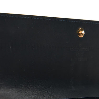 Louis Vuitton Vernis Sarah Wallet Blue Nuit 7 of 8