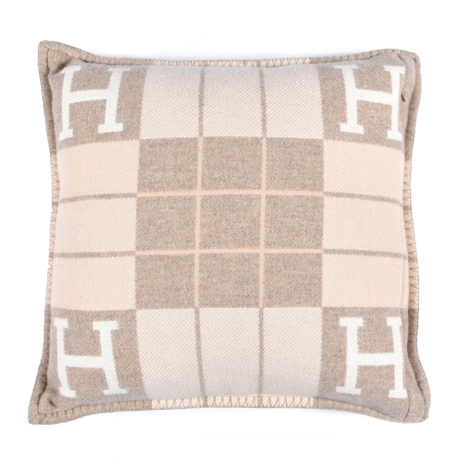 Hermes Wool Cashmere Avalon III Pillow PM Coco Camomille 2 of 4