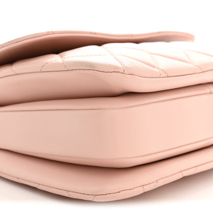Chanel Lambskin Quilted Small Trendy CC Dual Handle Flap Bag Light Beige Light Pink 10 of 14