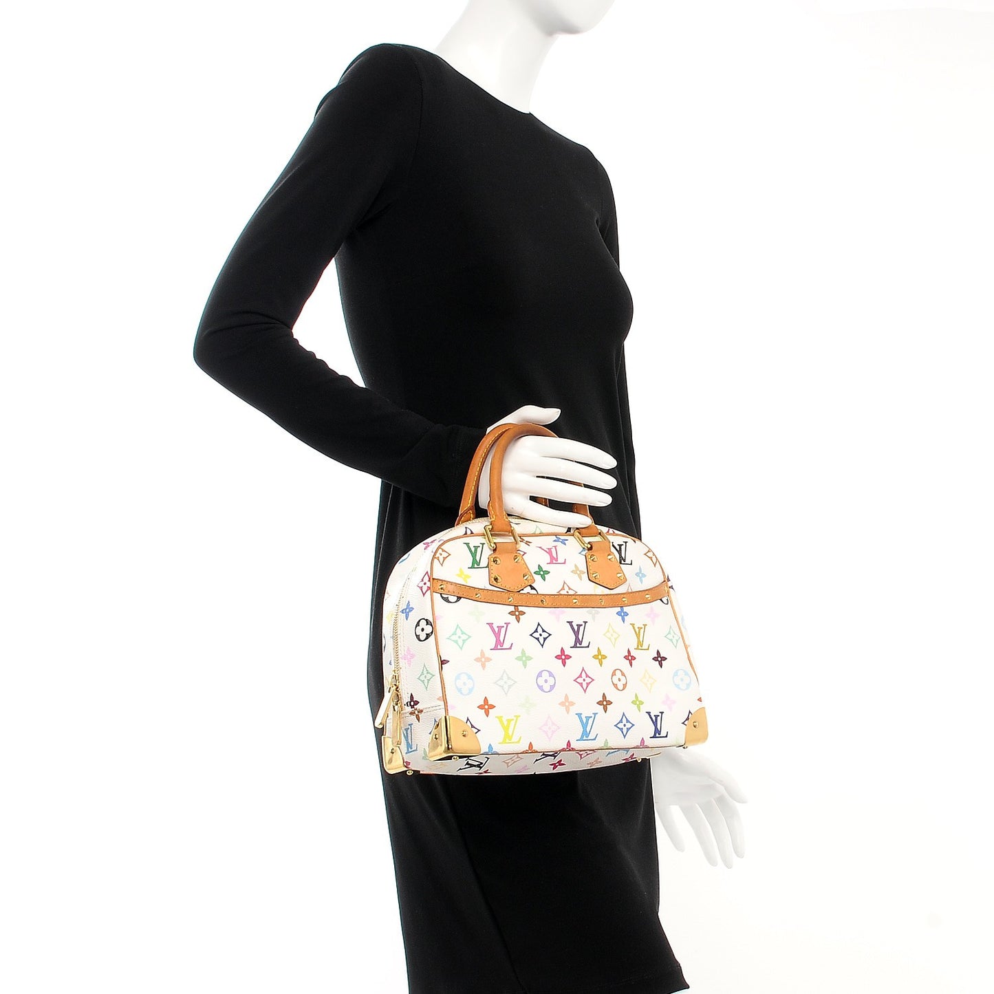 Monogram Multicolor Trouville White