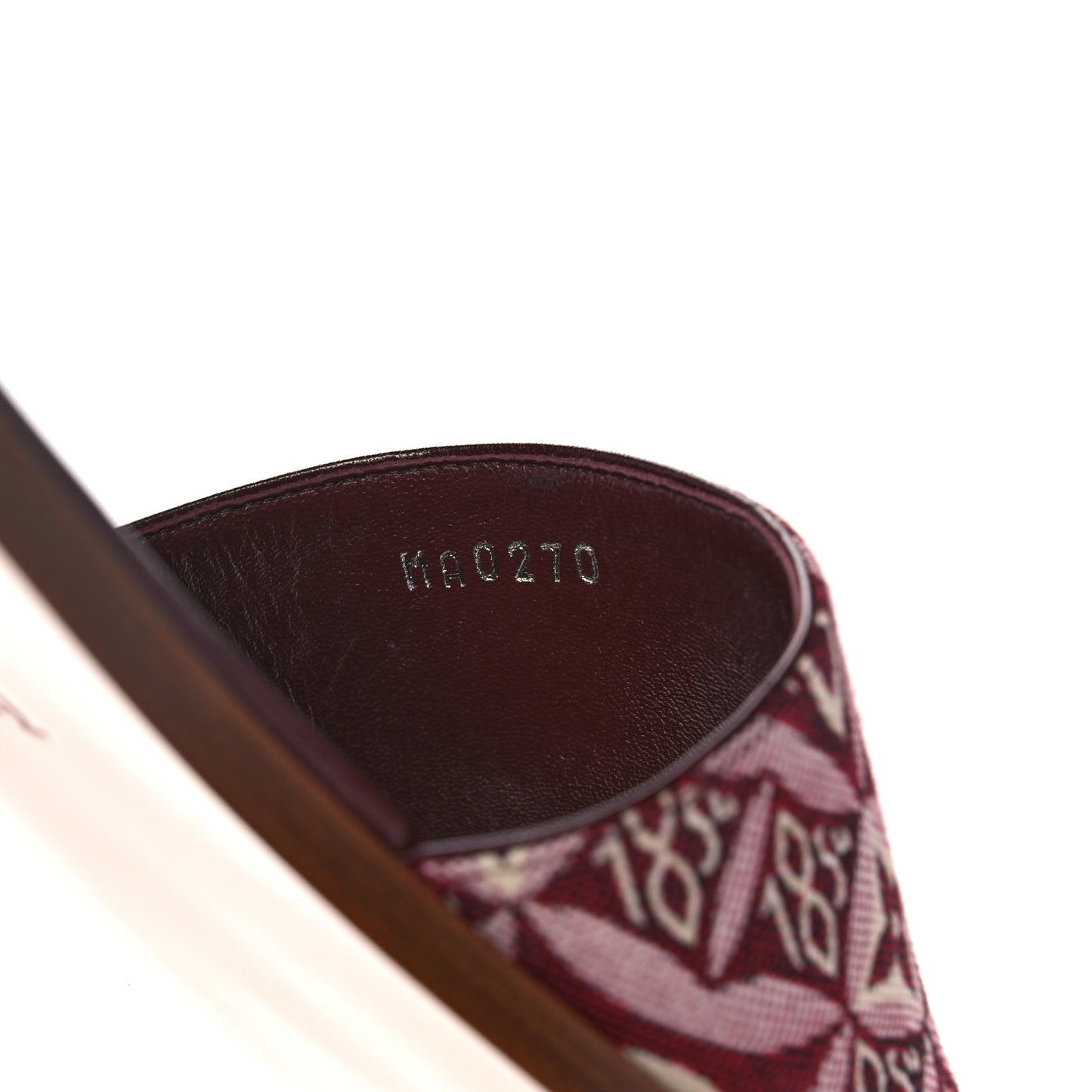 Jacquard Since 1854 Lock It Flat Mule 38 Bordeaux