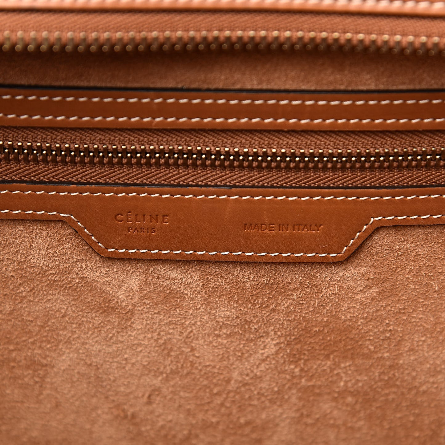 Natural Calfskin Mini Luggage Tan