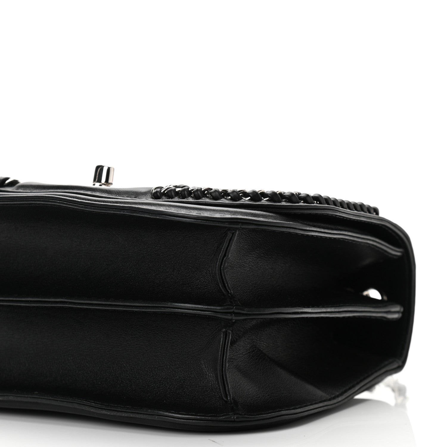 Chanel Calfskin Braided Small Chic Flap Black 9 of 9