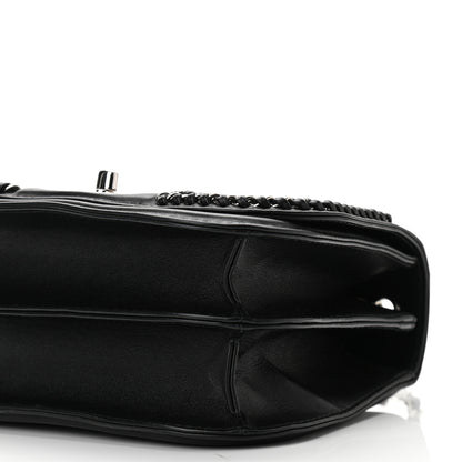 Chanel Calfskin Braided Small Chic Flap Black 9 of 9