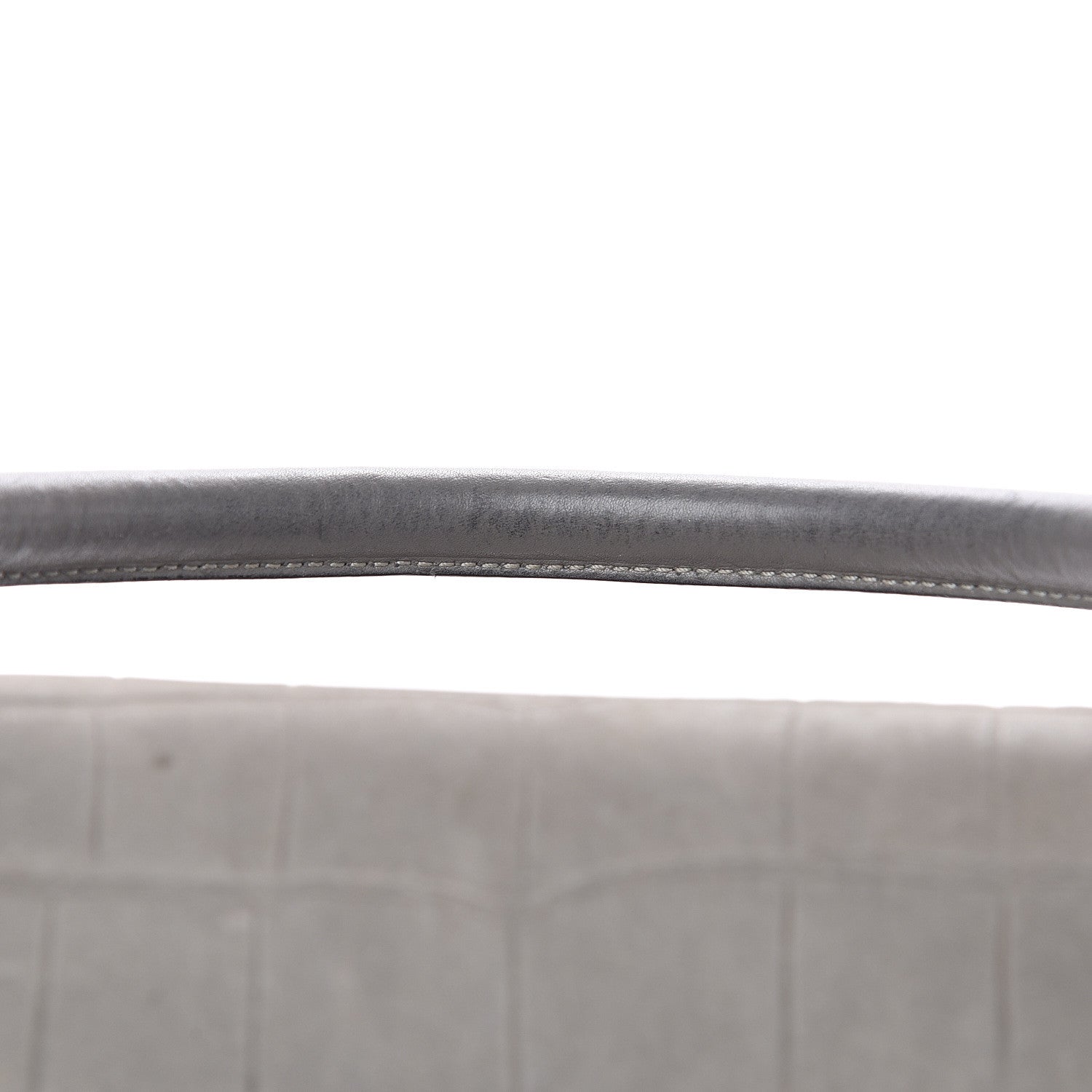 Celine Crocodile Embossed Nubuck Medium Trapeze Grey 21 of 23