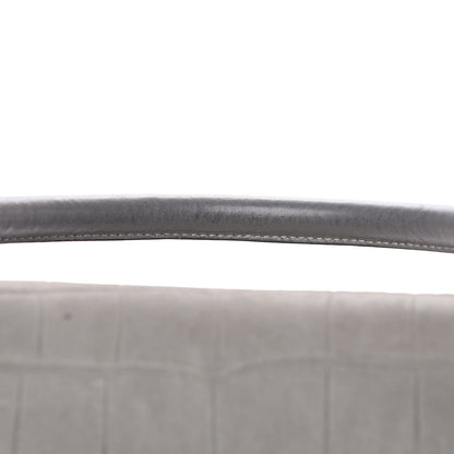 Celine Crocodile Embossed Nubuck Medium Trapeze Grey 21 of 23