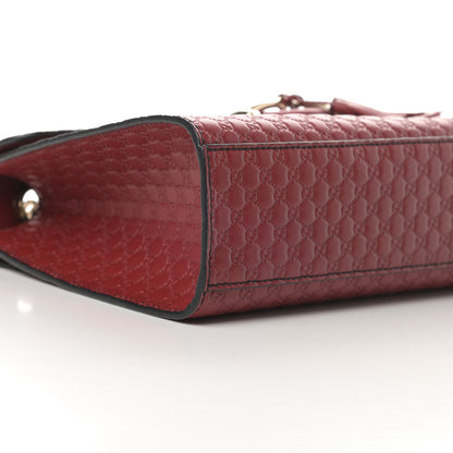 Gucci Microguccissima Medium Emily Chain Shoulder Bag Red 9 of 12