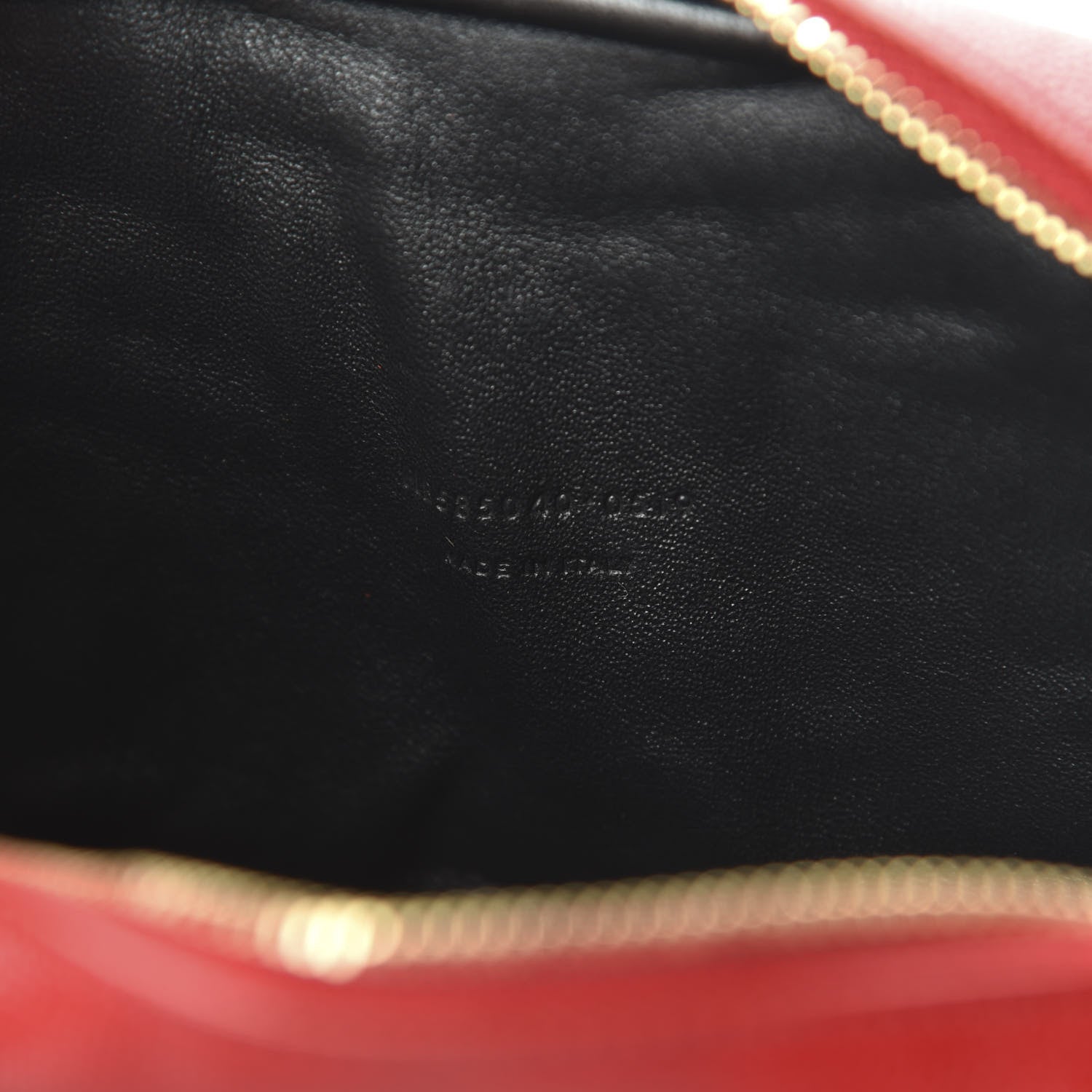 Saint Laurent Grain De Poudre Matelasse Monogram Mini Lou Camera Bag Eros Red 9 of 11