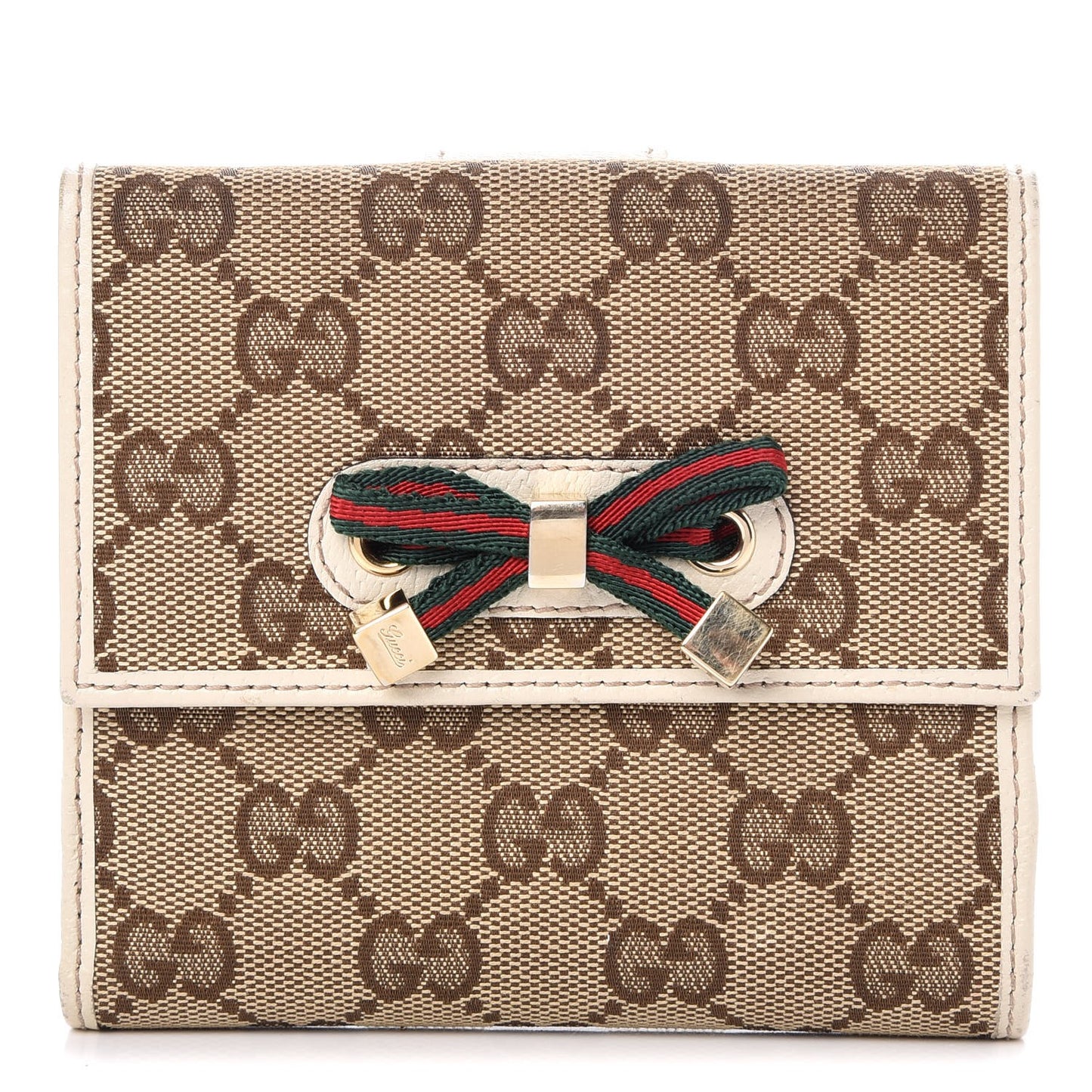 Monogram Princy Compact French Flap Wallet Off White