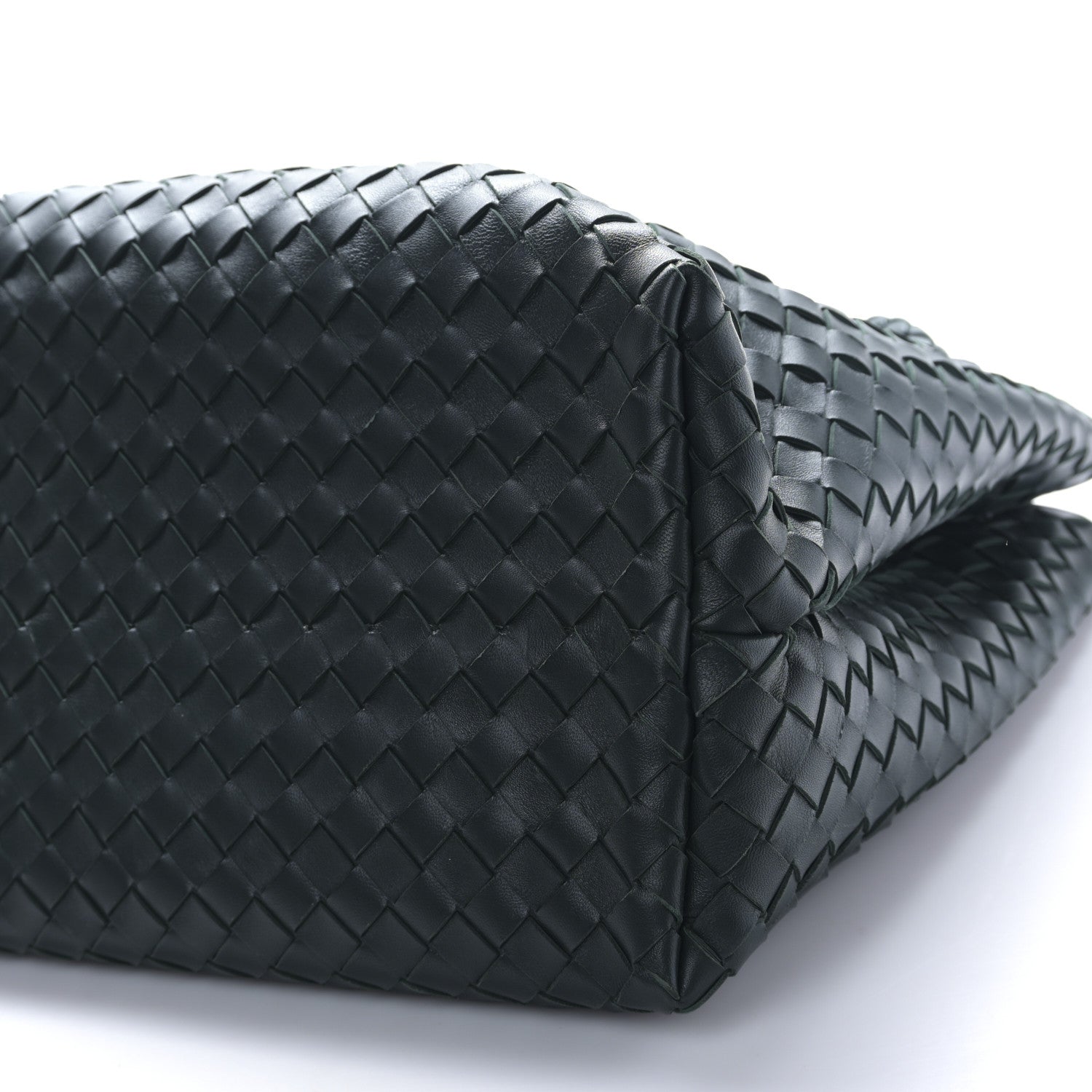 Bottega Veneta Nappa Intrecciato Large Andiamo Shoulder Bag Emerald Green 8 of 8