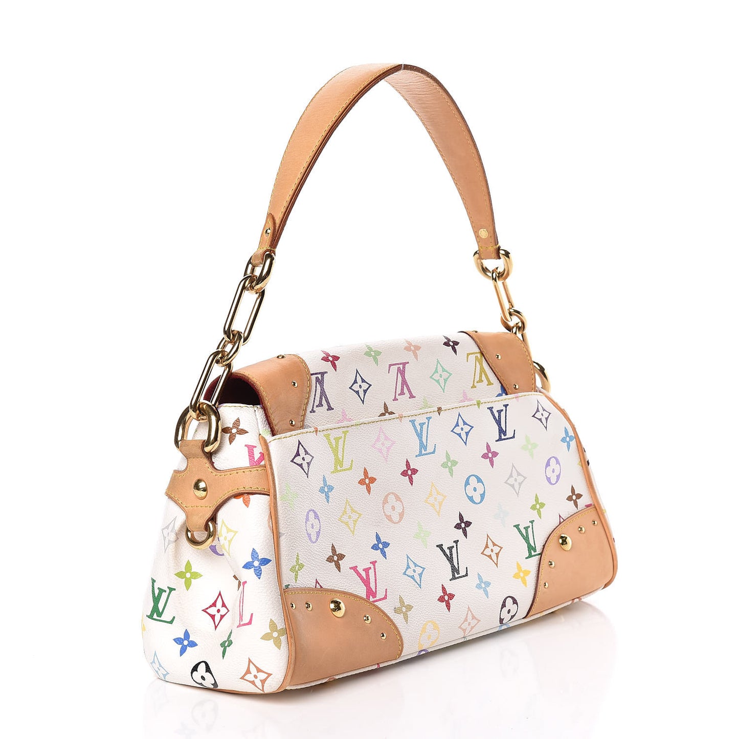 Monogram Multicolor Beverly MM White