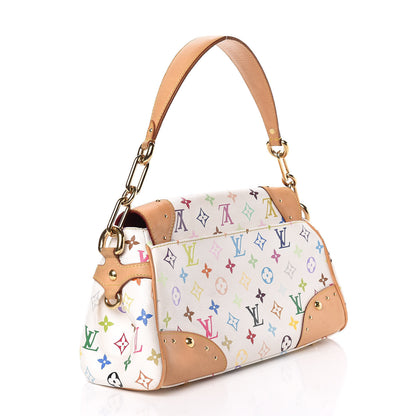 Louis Vuitton Monogram Multicolor Beverly MM White 3 of 17