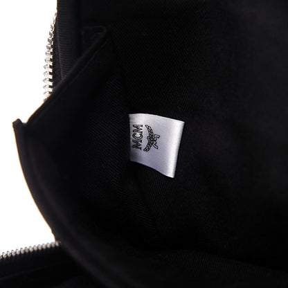 MCM Visetos Medium Stark Backpack Black 8 of 9