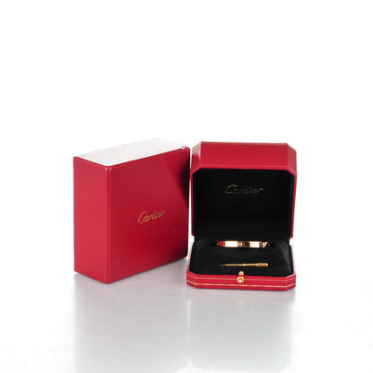 Cartier 18K Yellow Gold LOVE Bracelet 17 6 of 6