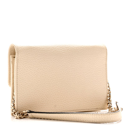 Gucci Dollar Calfskin Interlocking G Chain Wallet Ivoire 3 of 10