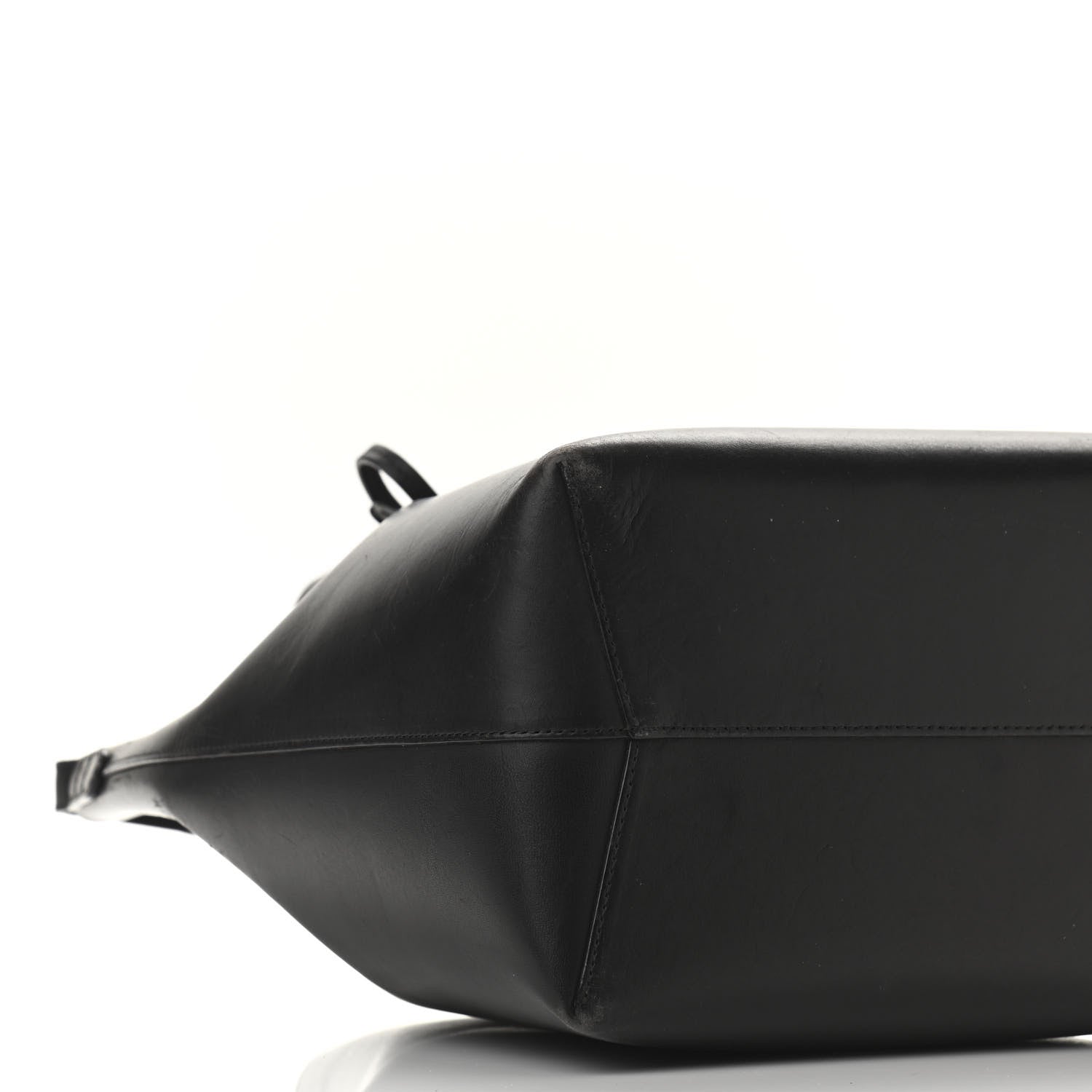 Mansur Gavriel Vegetable Tanned Calfskin Bucket Bag Black Flamma 9 of 16