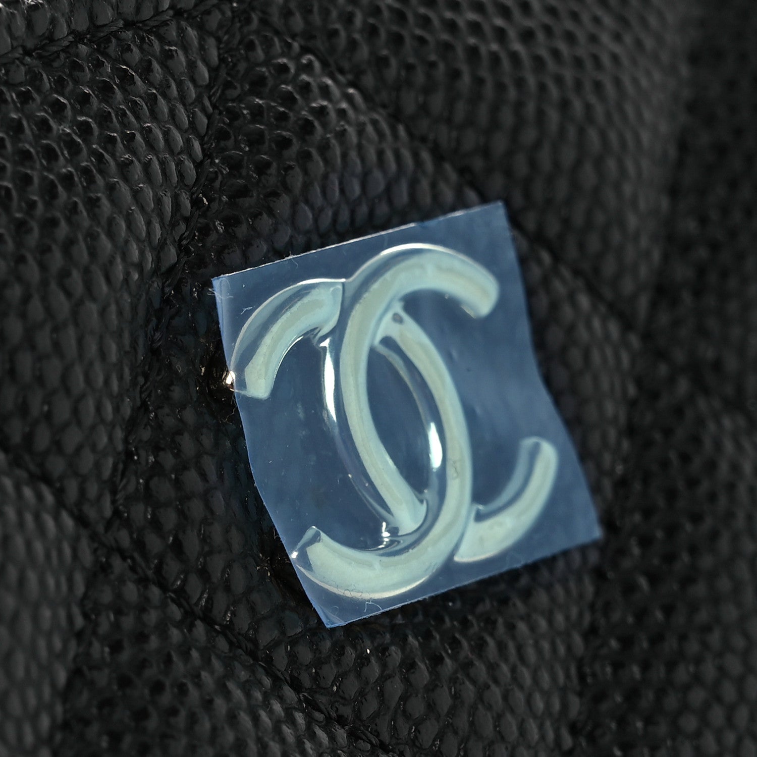 Chanel Caviar Quilted Medium Cosmetic Case Black 8 of 9