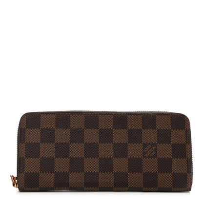 Louis Vuitton Damier Ebene Clemence Wallet Cherry 1 of 7