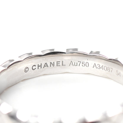 Chanel 18K White Gold Mini Coco Crush Ring 54 6.75 4 of 6