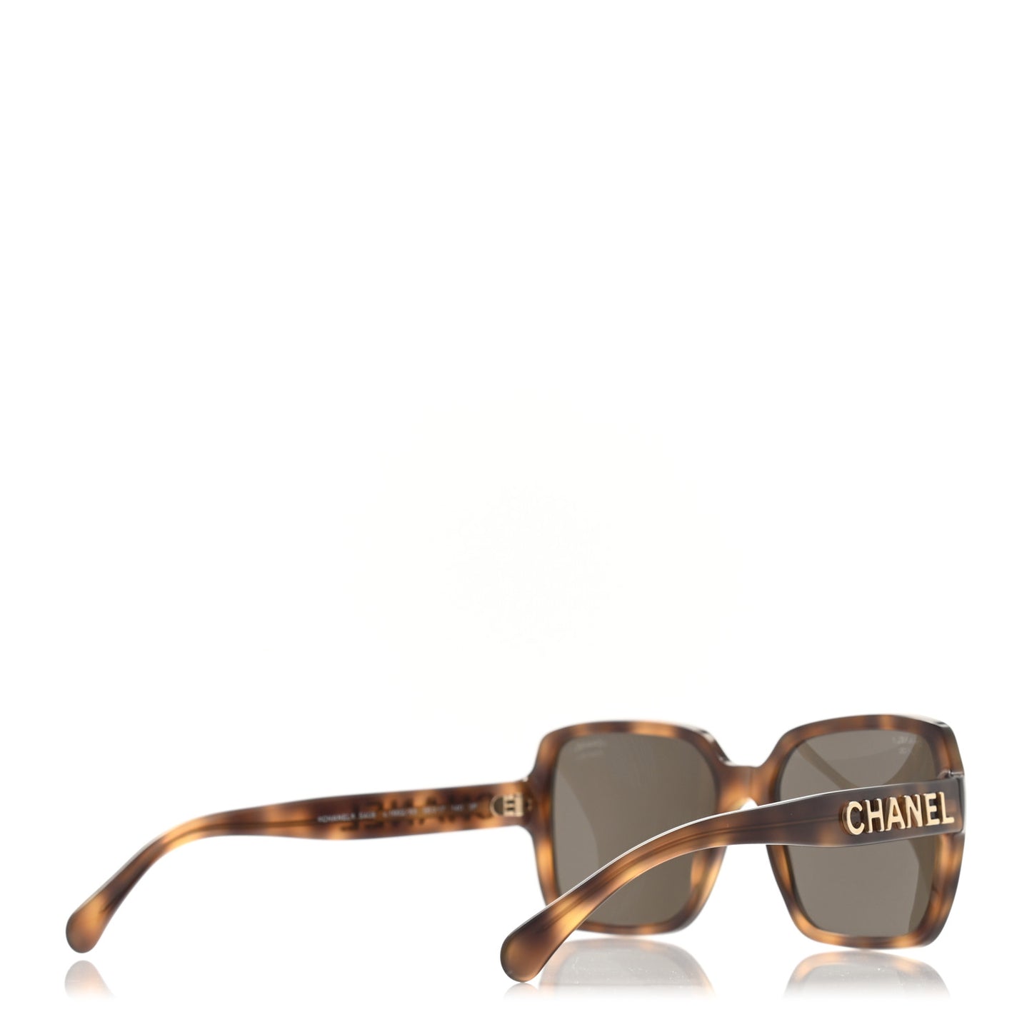 Acetate Polarized Square Sunglasses 5408 Brown