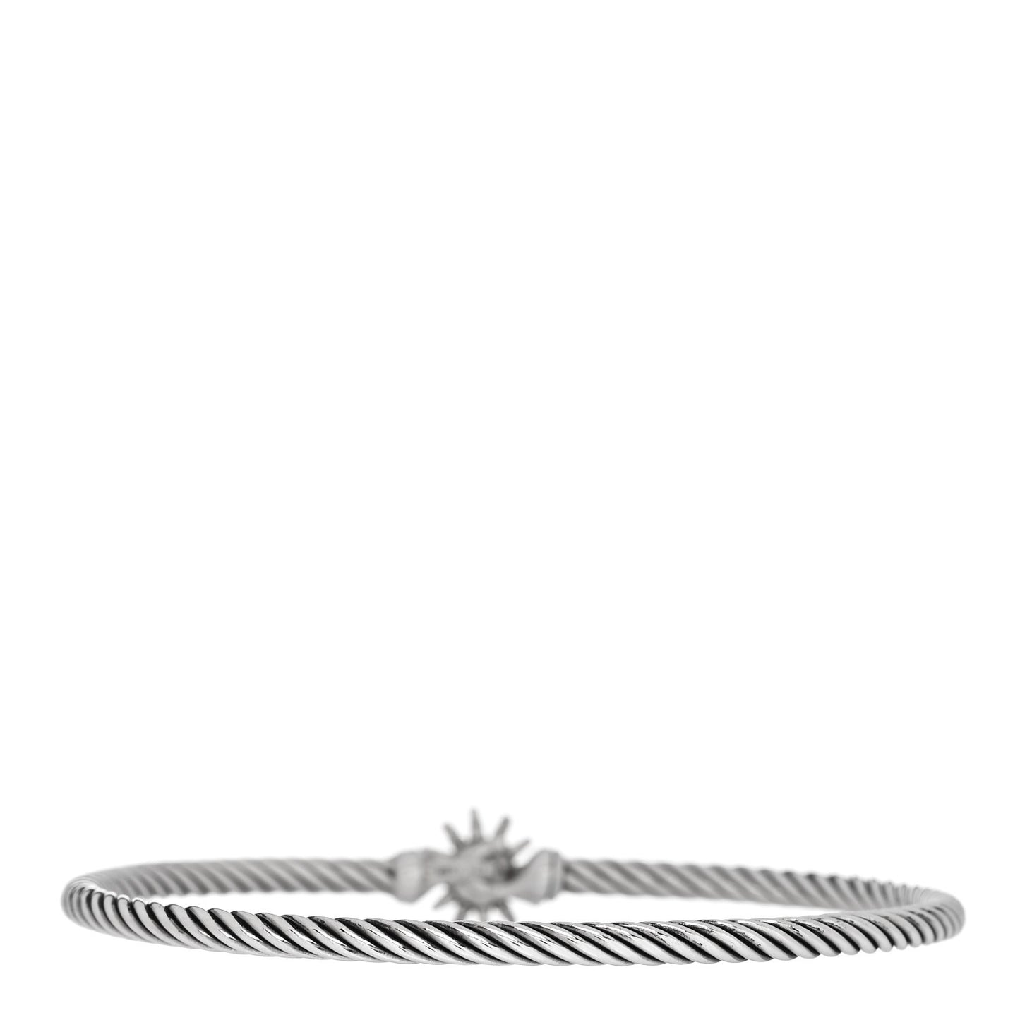 Sterling Silver Diamond Starburst Bracelet