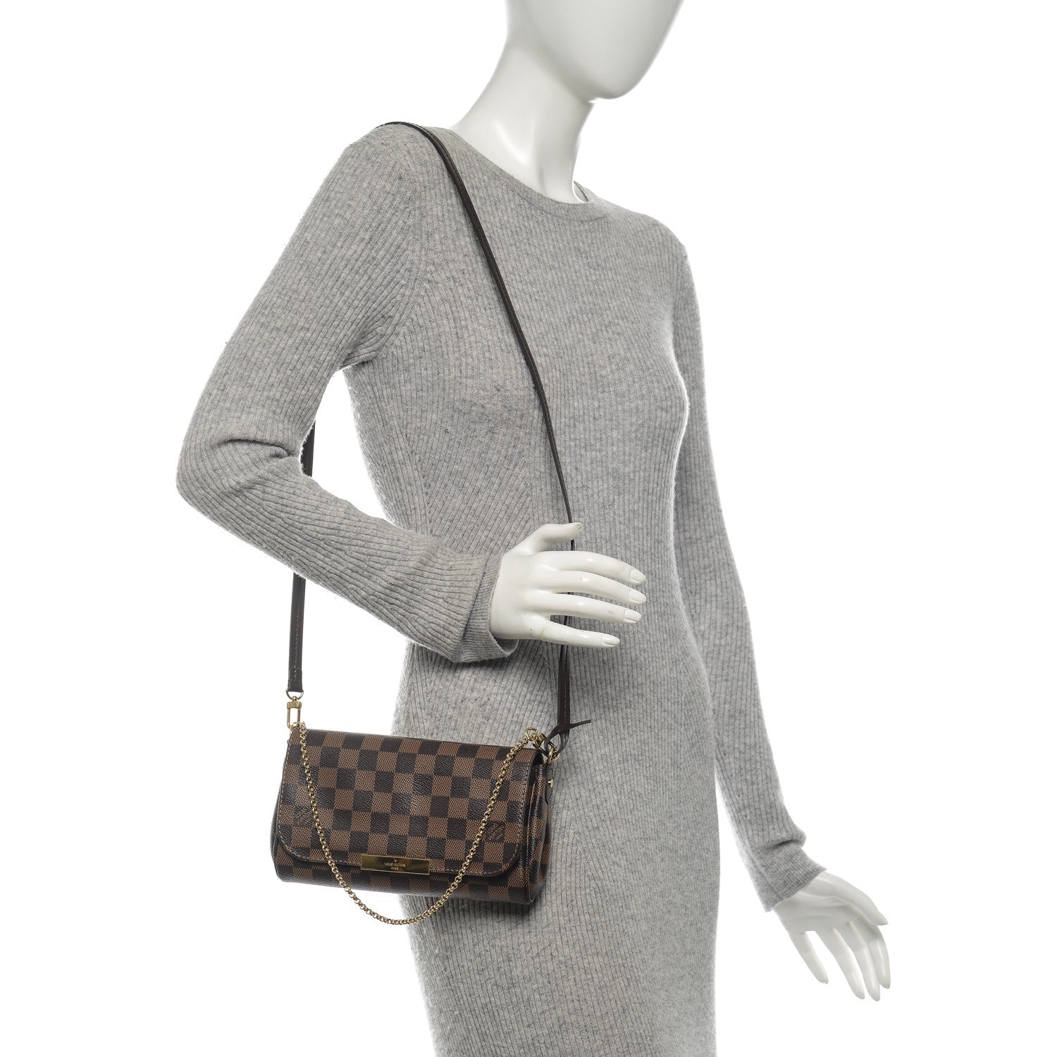 Louis Vuitton Damier Ebene Favorite PM 2 of 7