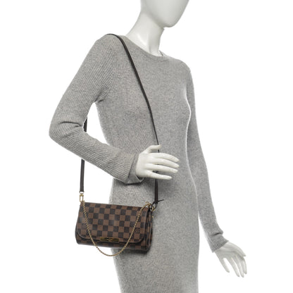 Louis Vuitton Damier Ebene Favorite PM 2 of 7