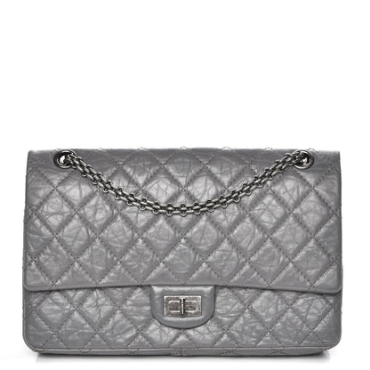 Chanel Aged Calfskin Quilted 2.55 Reissue 226 Flap Grey 1 of 7