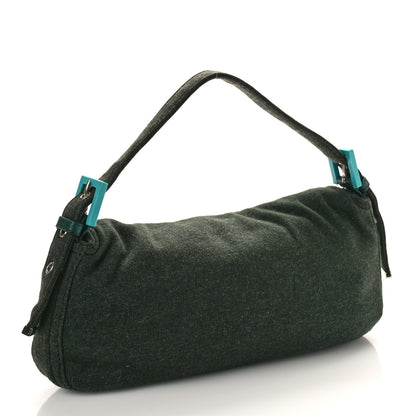 Fendi Jersey Baguette Green 3 of 8