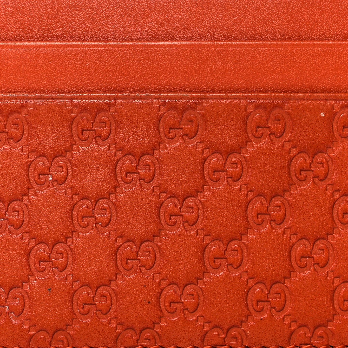 Microguccissima Card Holder Sun Orange