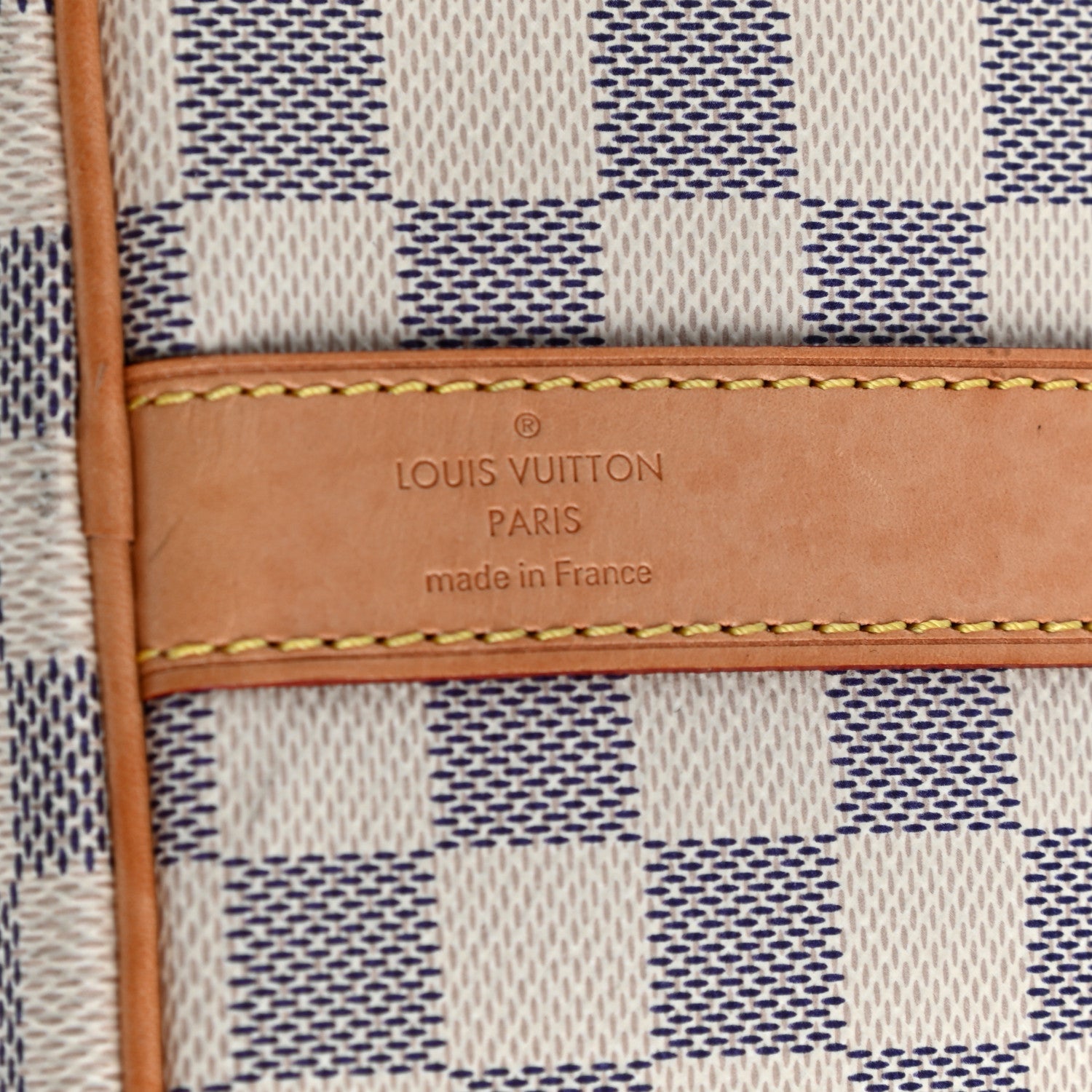 Louis Vuitton Damier Azur Keepall Bandouliere 45 9 of 15