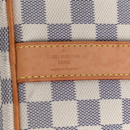 Louis Vuitton Damier Azur Keepall Bandouliere 45 9 of 15