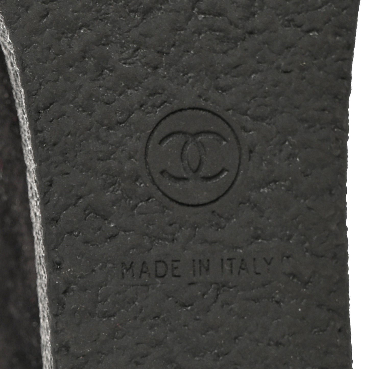 Suede Calfskin Chain Around High Boots 40 Black